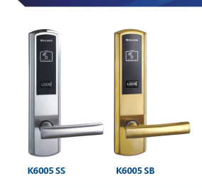 Hotel Smart  Electronic Key Card Door Locks - HY-K6005SS/SB